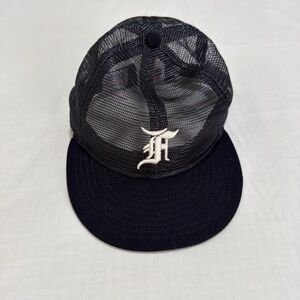 Essentials Fear of God New Era Genuine MLB Detroit Tigers Hat 7 1/2 Navy